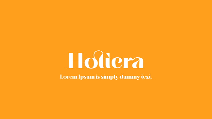 Hottera Font