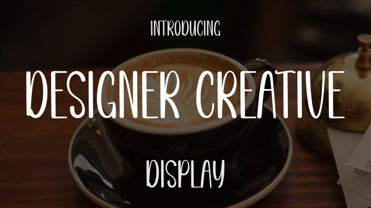 Designer Creative Font