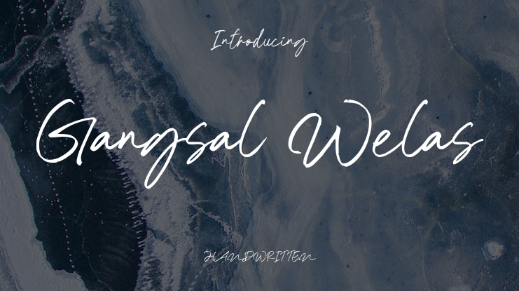 Gangsal Welas Font