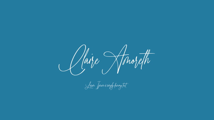 Claire Amoreth Font