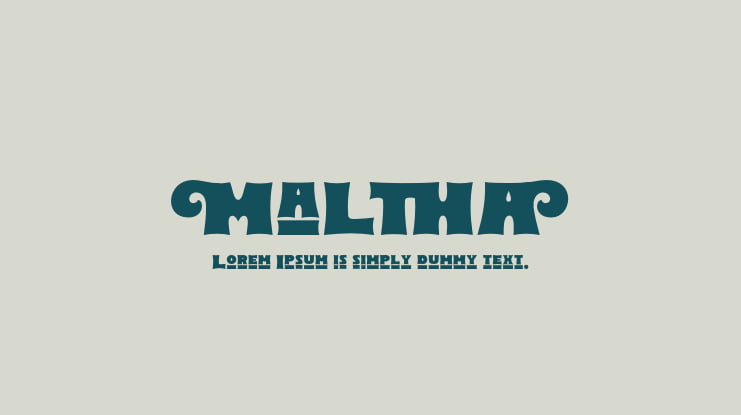 Maltha Font
