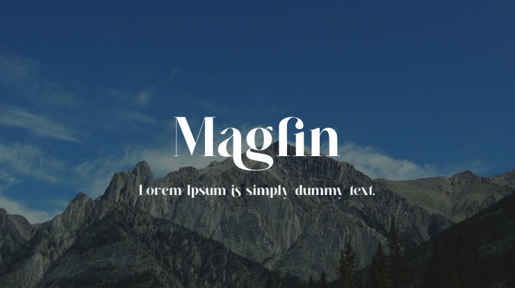 Maglin Font