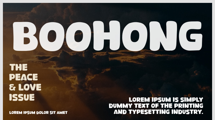 Boohong Font