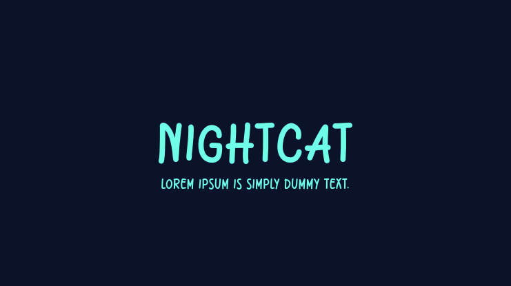 Nightcat Font
