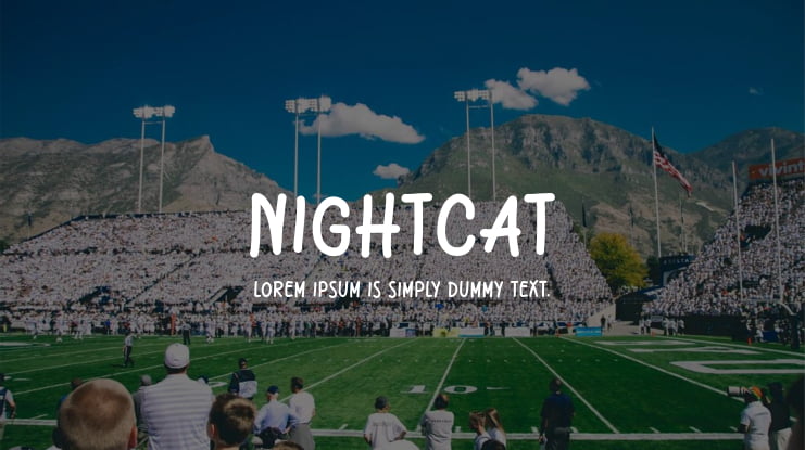 Nightcat Font