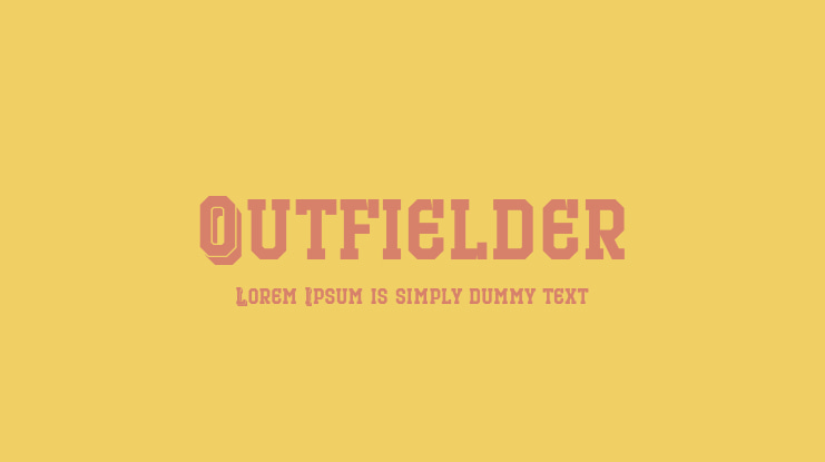 Outfielder Font