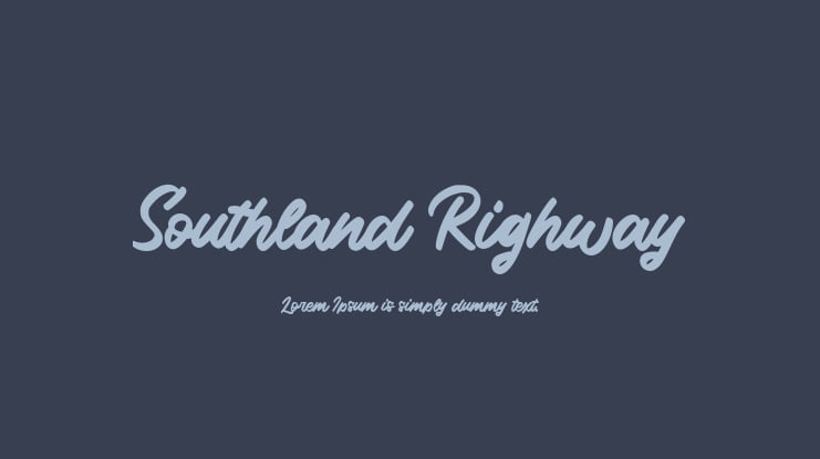 Southland Righway Font