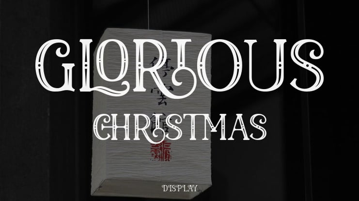 Glorious Christmas Font