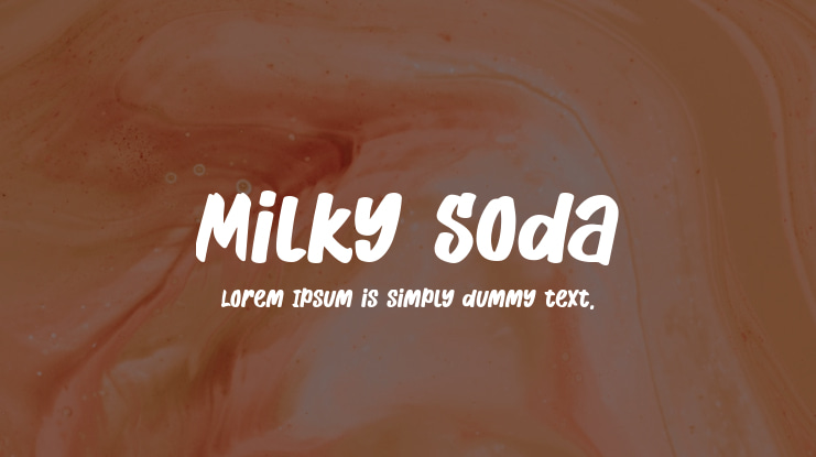 Milky Soda Font