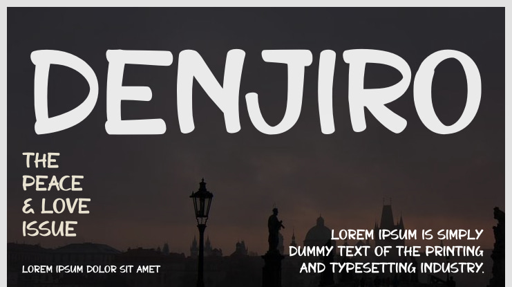 Denjiro Font