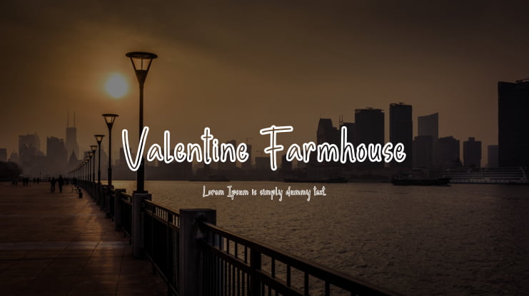 Valentine Farmhouse Font