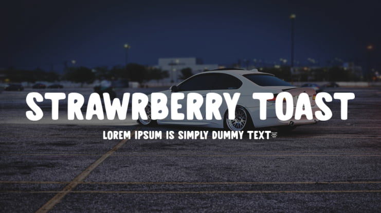 STRAWRBERRY TOAST Font