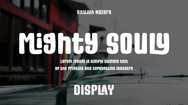 Mighty Souly Font