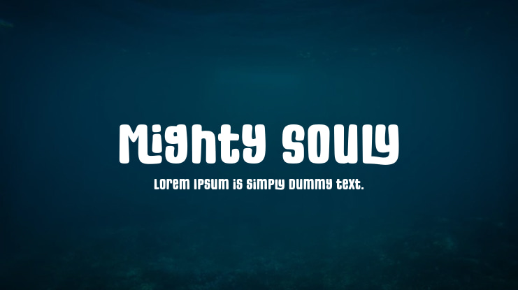 Mighty Souly Font