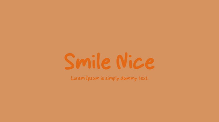 Smile Nice Font
