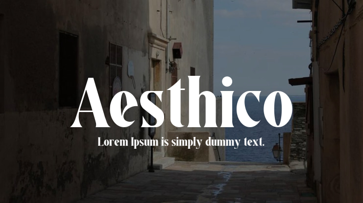 Aesthico Font