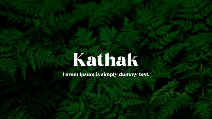 Kathak Font