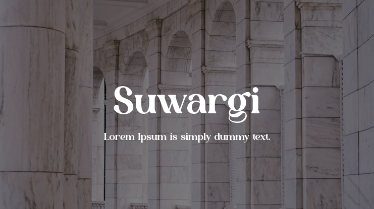 Suwargi Font