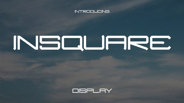 INSQUARE Font Family
