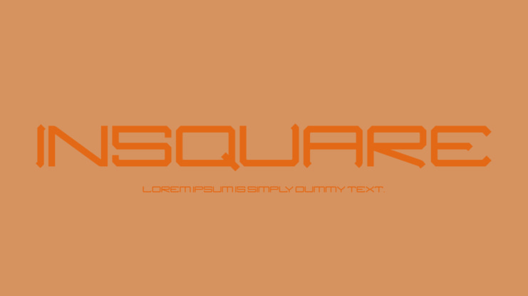 INSQUARE Font Family