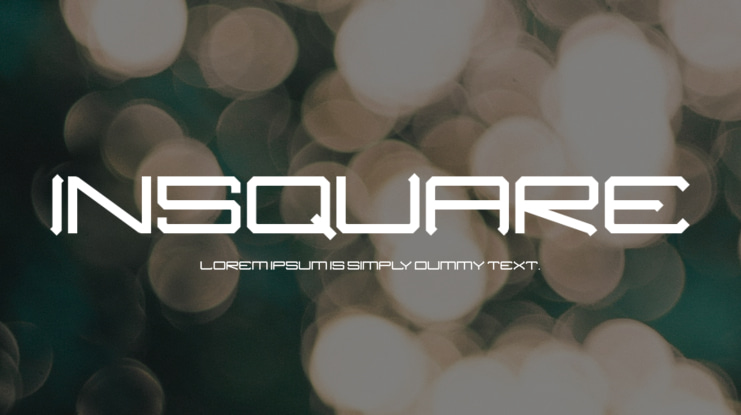 INSQUARE Font Family