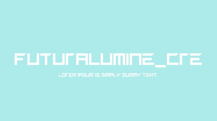 futuralumine_cre Font