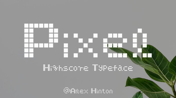 Pixel Highscore Font