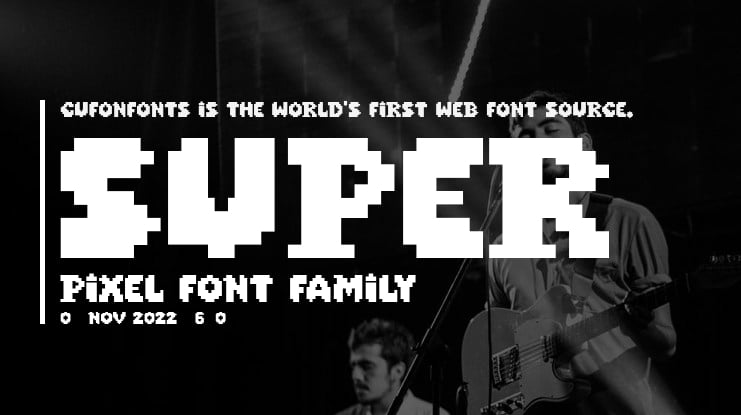 Super Pixel Font
