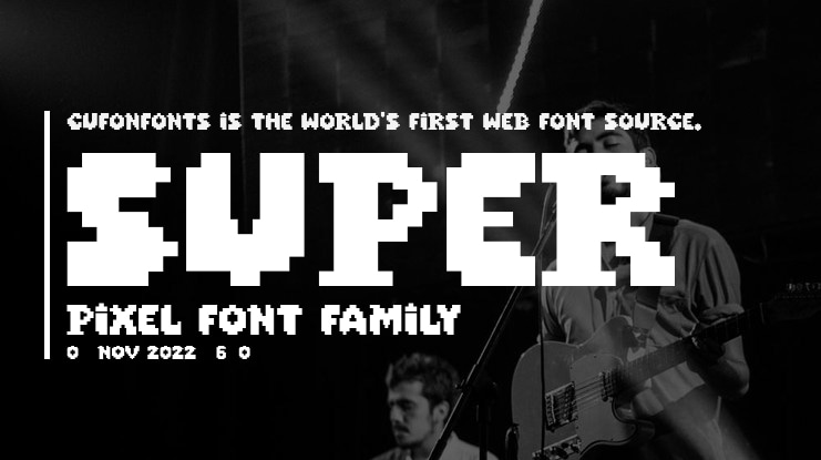 Super Pixel Font
