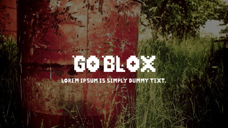 GoBlox Font