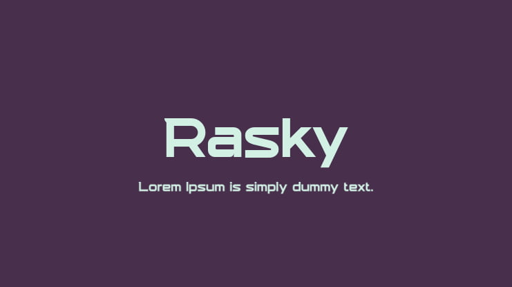 Rasky Font