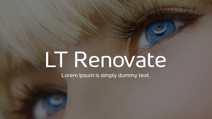 LT Renovate Font Family