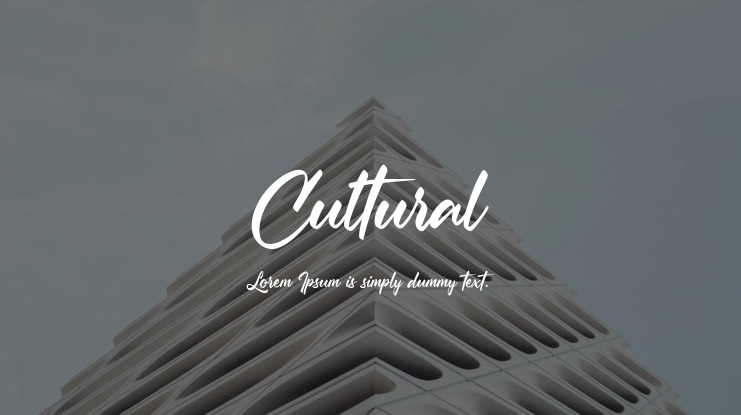 Cultural Font