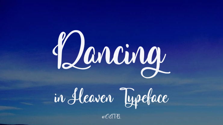 Dancing in Heaven Font