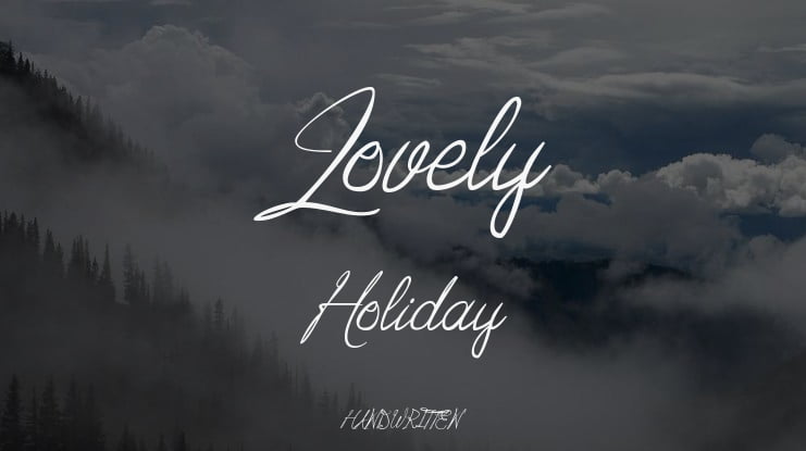 Lovely Holiday Font