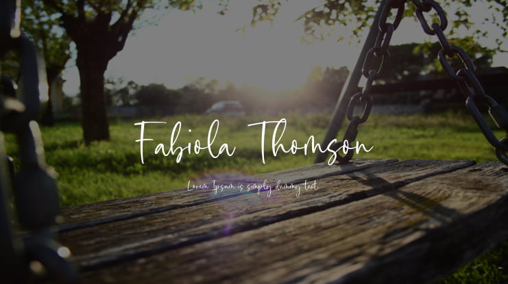 Fabiola Thomson Font