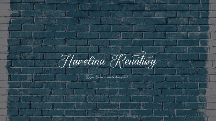 Havelina Renatiwy Font