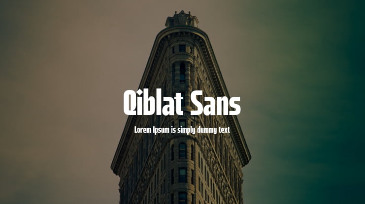 Qiblat Sans Font