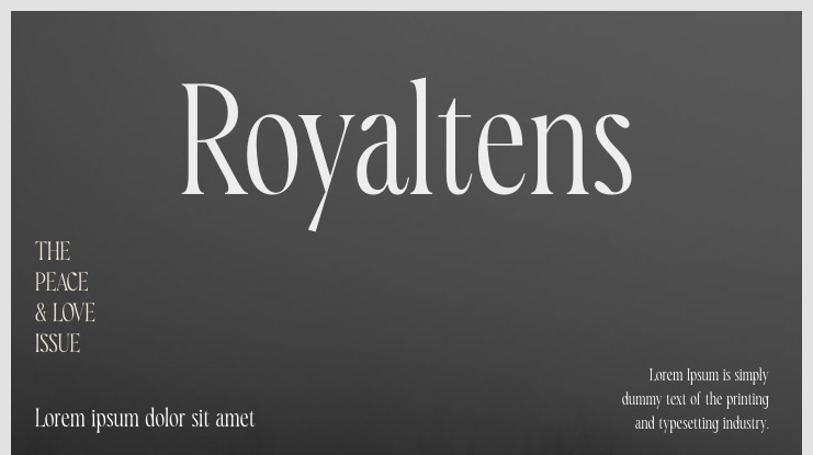Royaltens Font