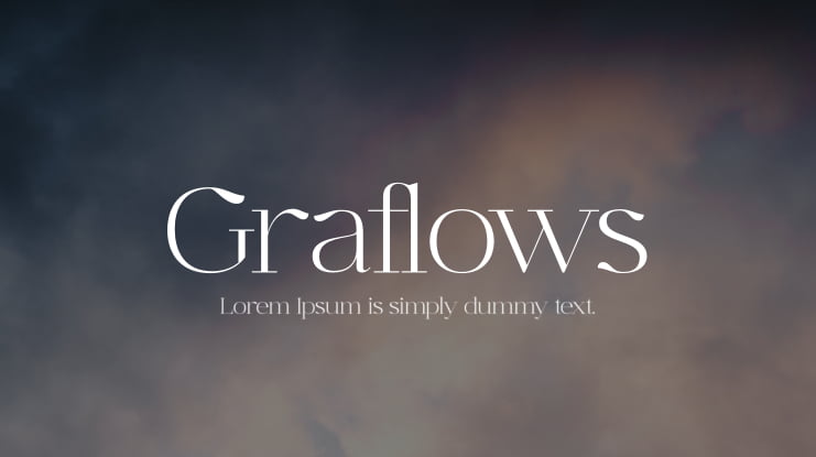 Graflows Font