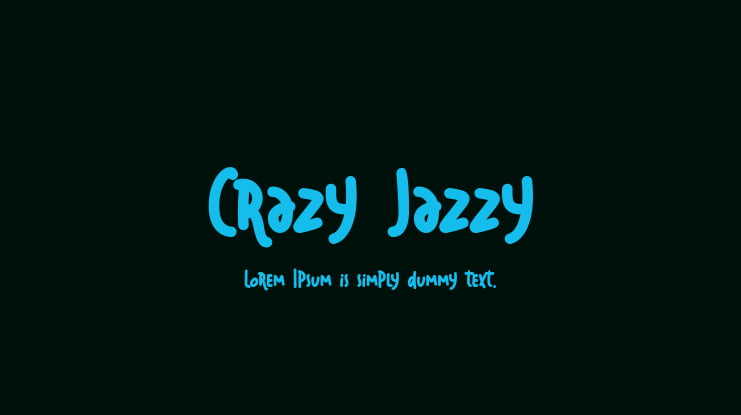 Crazy Jazzy Font