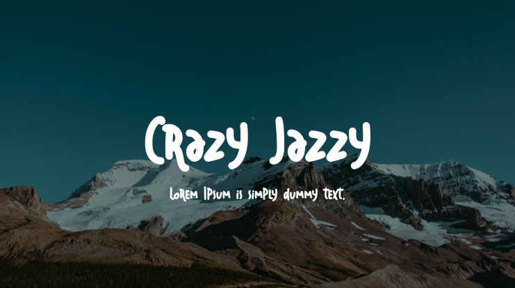 Crazy Jazzy Font
