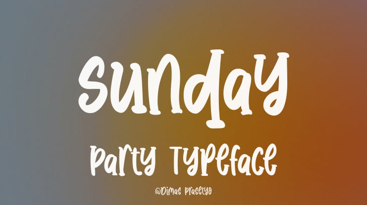 Sunday Party Font