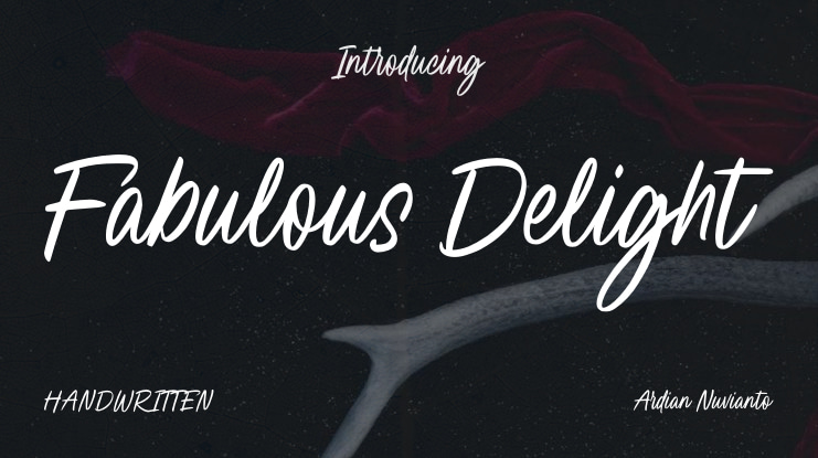 Fabulous Delight Font