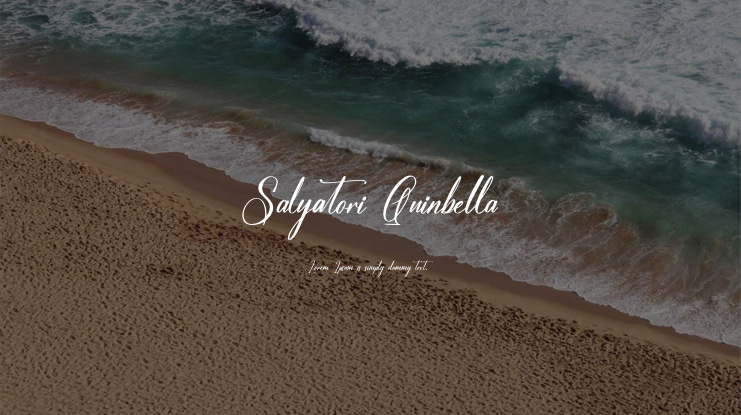 Salyatori Quinbella Font