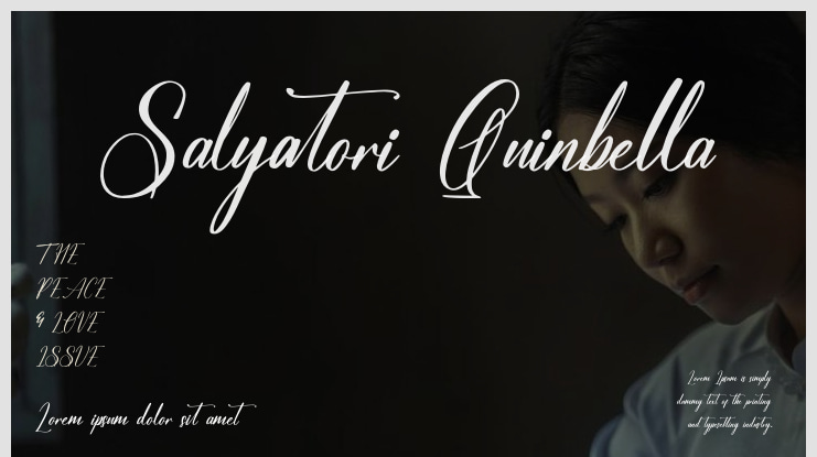 Salyatori Quinbella Font