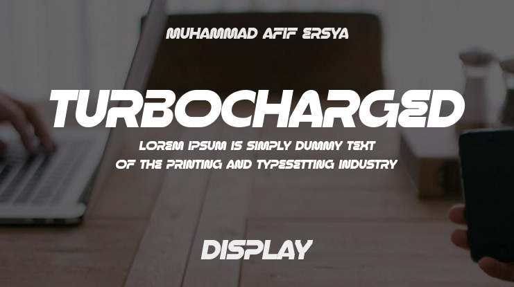 Turbocharged Font