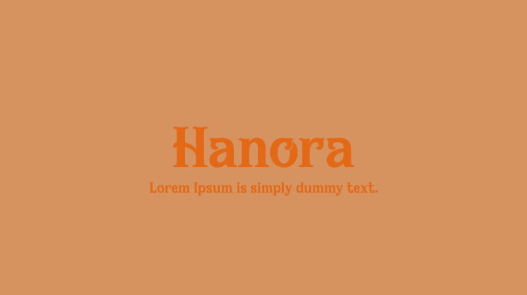 Hanora Font