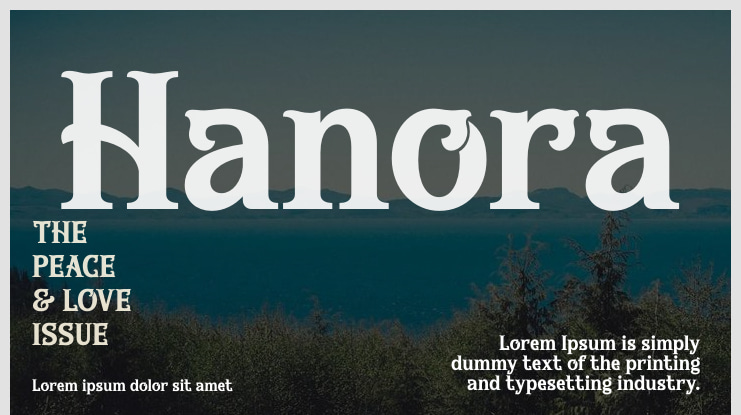 Hanora Font