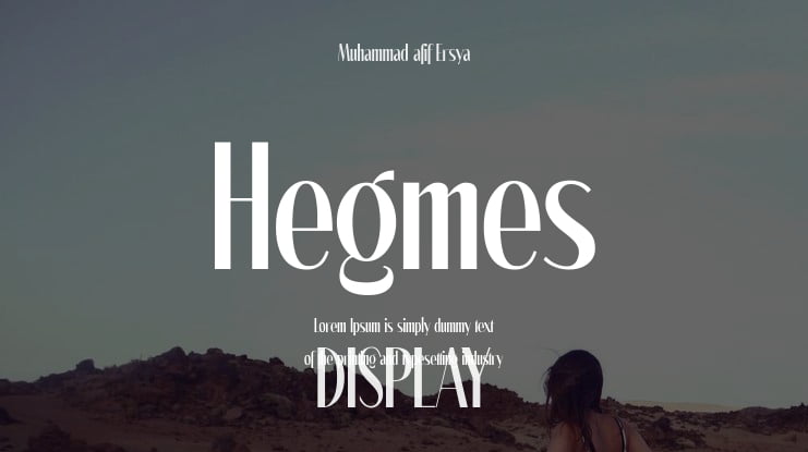 Hegmes Font